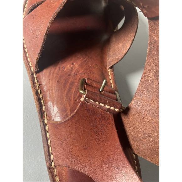 Cole Haan Fisherman Leather Sandals 13197 Brown 12 D main image 5